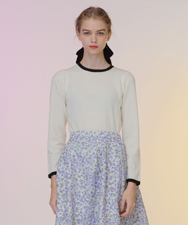 TOCCA 【洗える！】CASHEMERE プルオーバー アイボリー系