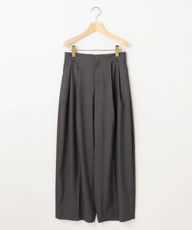 組曲 【加藤ローサさん着用】ハンサムツイルカーヴィーパンツ チャコールグレー系