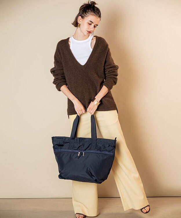 LeSportsac CARLIN ZIP TOP TOTE BAG/ディープシーブルー ディープシーブルー