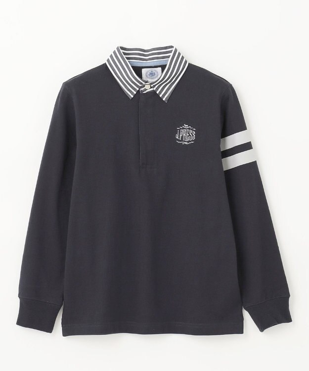 J.PRESS KIDS 【140-170cm】ラガー ポロシャツ ネイビー系