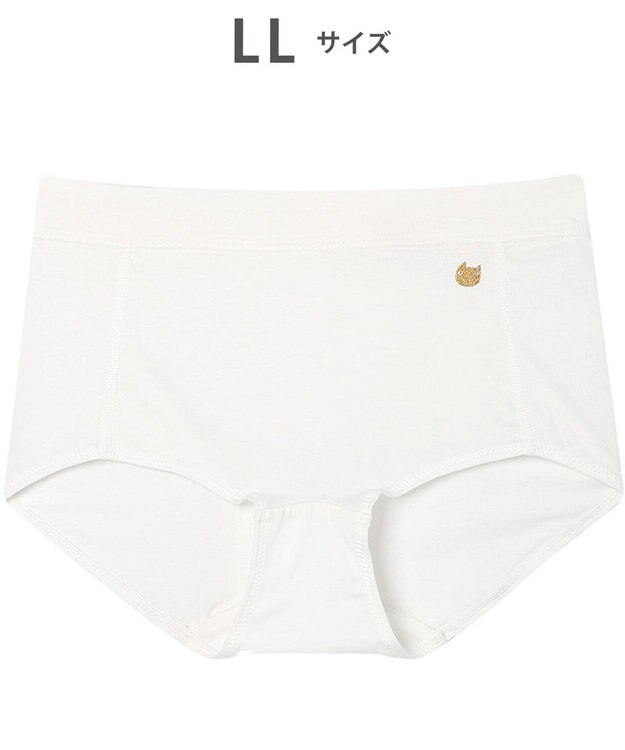 tsumori chisato SLEEP ツモリチサト ショーツ 綿混ベア天竺素材(身生地) はきこみ丈ふつう レディース UPX401/ワコール アイボリー