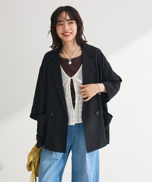 Green Parks レースベスト Ivory