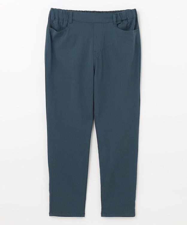 ANY 【ウエストゴム/ストレッチ/UVカット】大人の7daysデイリー パンツ ブルーグリーン