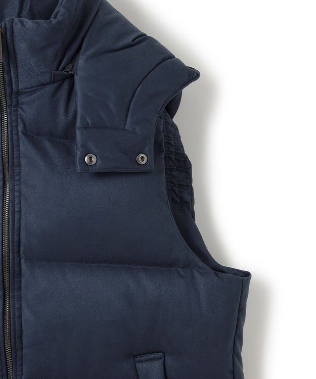 JOSEPH HOMME コマスエード　ダウンベスト ネイビー系