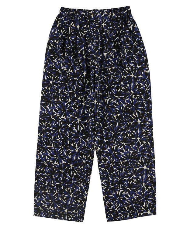 Green Parks アート柄イージーパンツ Blue