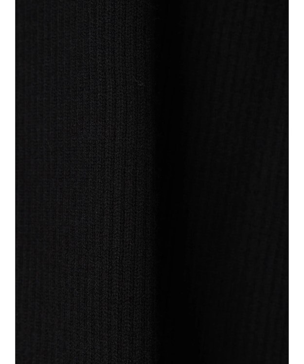 CRAFT STANDARD BOUTIQUE リブタートルネックニットプルオーバー Black