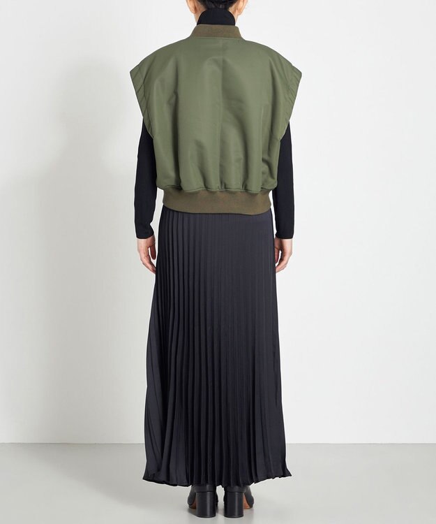 NAVE ボアスリーブ 2WAY MA-1 カーキ系