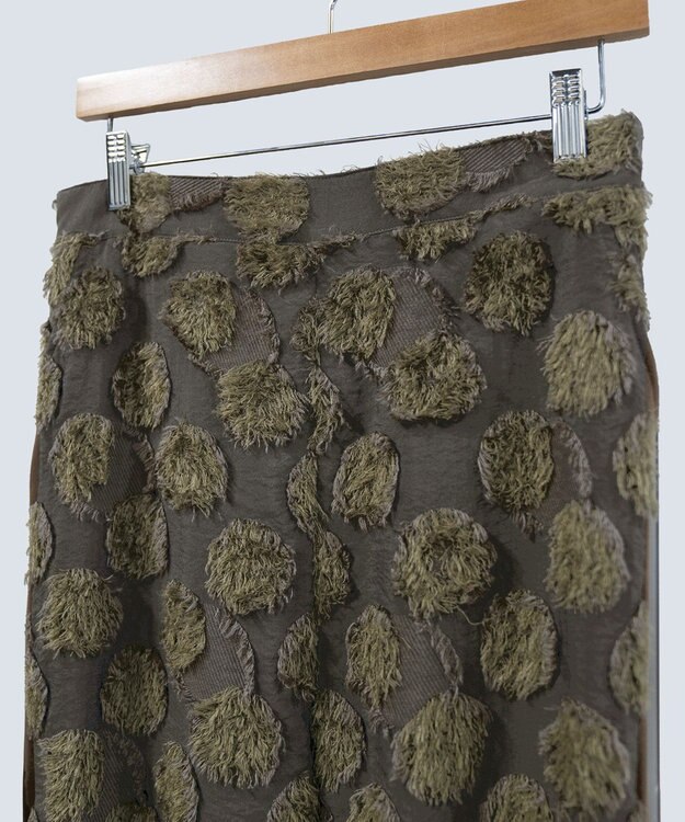 COQ SEA DOT ジャガードサイドラインパンツ カーキ