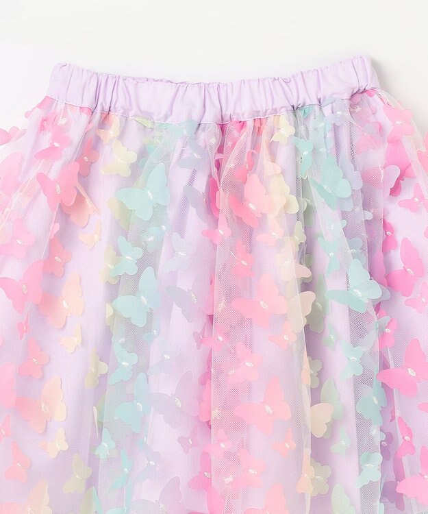 ANY KIDS レインボー チュール スカート ラベンダー