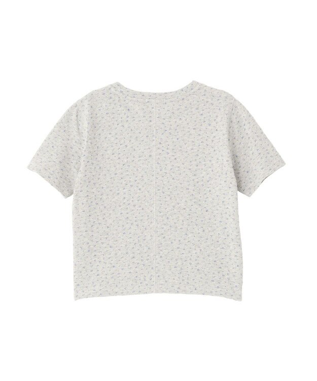 earth music&ecology アイレットミニ裏毛Tシャツ Gray Mixture