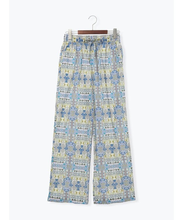 Te chichi 【LIBERTY FABRICS】イージーパンツ ブルー