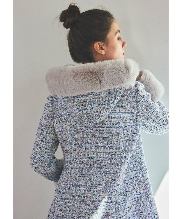 TOCCA WINTER ROMANCE 30周年記念スペシャルコート ブルー系