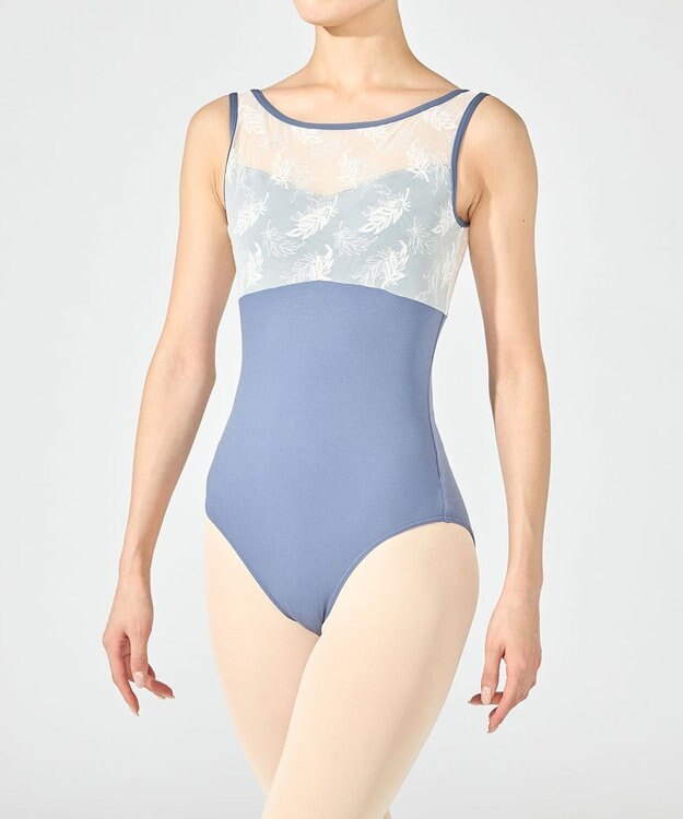 Chacott ノースリーブレオタード ブルー