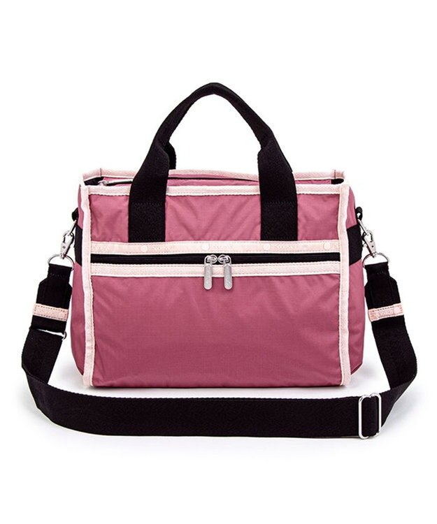 LeSportsac LARGE E/W TH TOTE/モーヴ/ピーチブラッシュ/ブラック モーヴ/ピーチブラッシュ/ブラック
