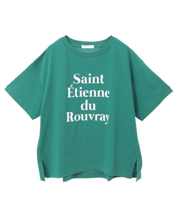 Green Parks 多段フェミニンロゴボックスＴシャツ Green