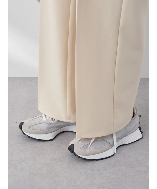 earth music&ecology Ｔ／Ｒストレートパンツ（Ｉｖｏｒｙ） Ivory