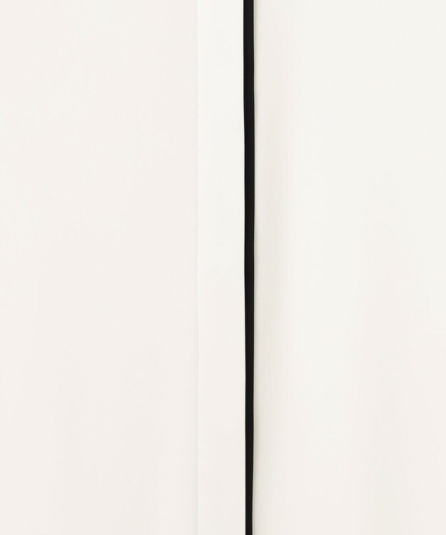 ICB L 【新色追加・接触冷感・UVケア・速乾・洗える】BackSatinAmunzen 5分袖バンドカラーブラウス オフホワイト系