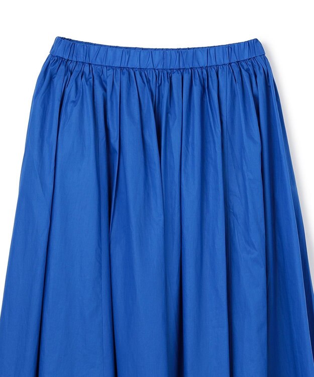 UNFILO コットンローン ボリュームスカート ブルー