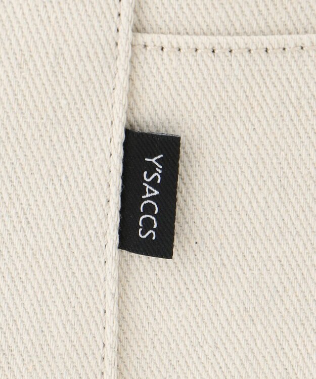 Y'SACCS デニムトートバッグ　Mサイズ アイボリー