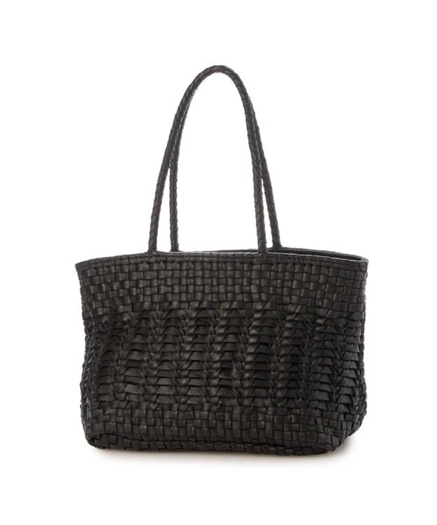 UNBILLION ペルケ perche / 牛革メッシュ編みトートS ブラック