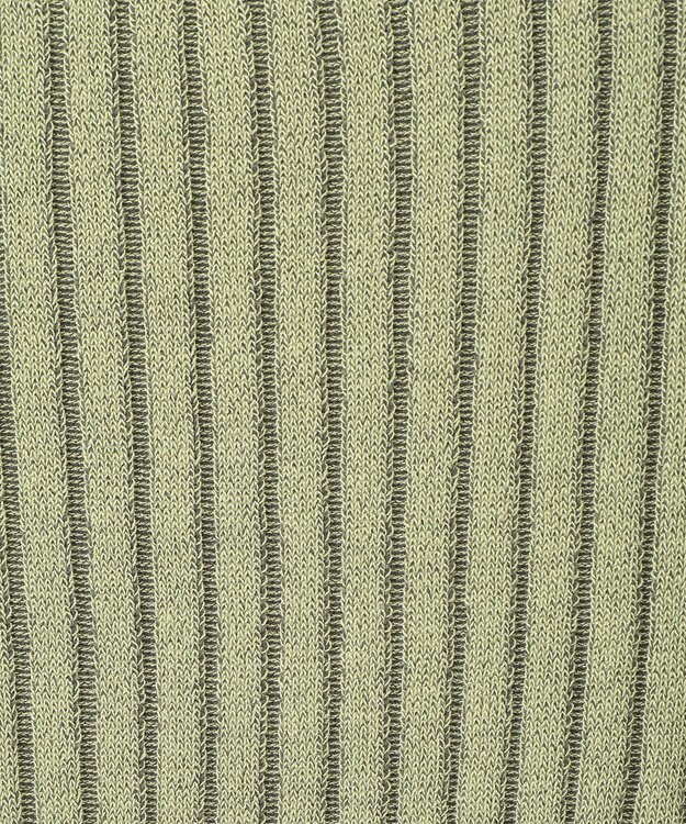 Green Parks 配色リブニットプルオーバー Green