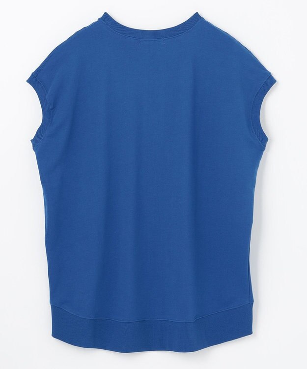 ANY 【2SET】ミニロゴトップス×ドットプリーツスカート セット ブルー×ブルー