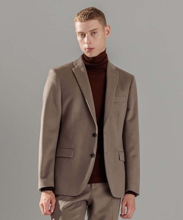JOSEPH HOMME グロッシーウール　ジャケット ベージュ系
