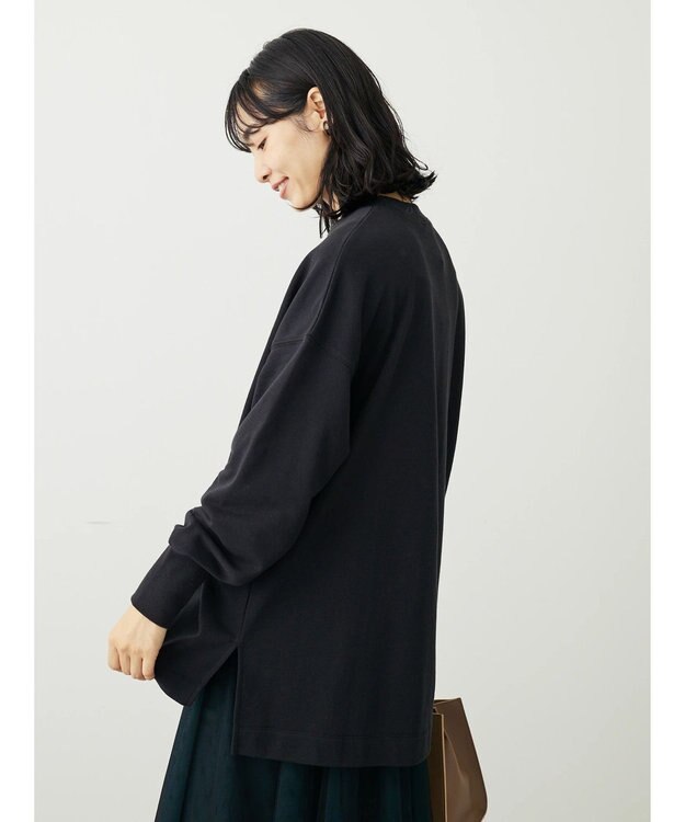 Green Parks ＢＰセンターシームミニ裏毛プルオーバー Black