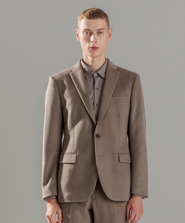 JOSEPH HOMME グロッシーウール　ジャケット ベージュ系
