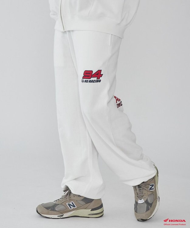 WEGO 別注Hondaグラフィックスウェットパンツ ホワイト