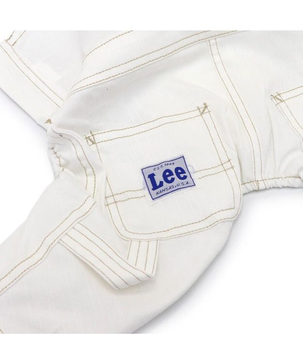 PET PARADISE Ｌｅｅ ホワイトデニム オーバーオール 小型犬 ホワイト