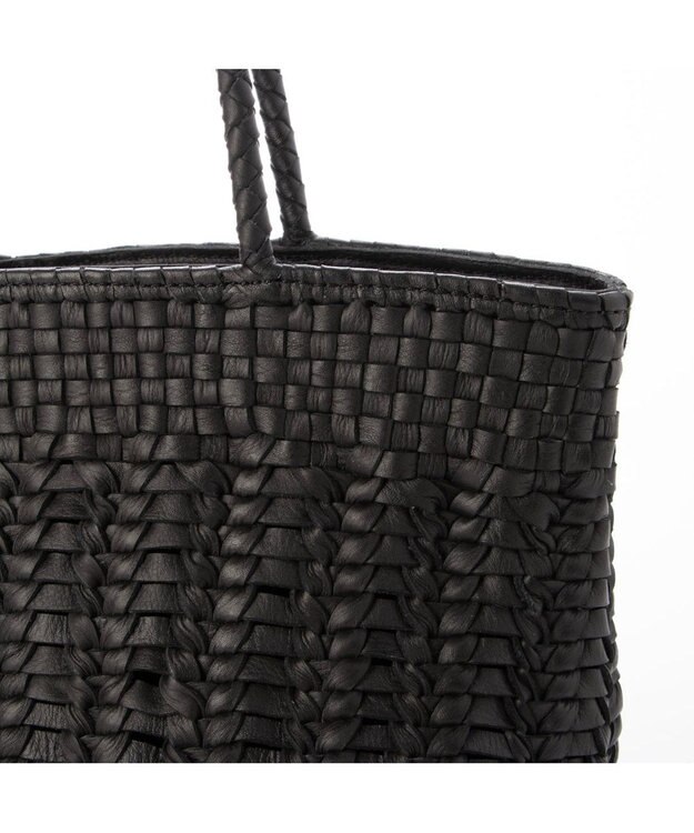 UNBILLION ペルケ perche / 牛革メッシュ編みトートS ブラック