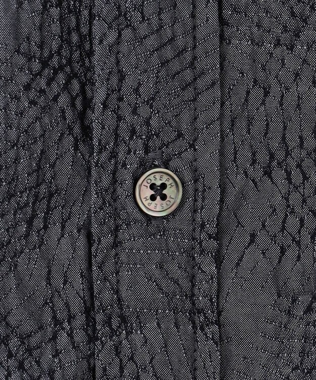 JOSEPH HOMME アブストラクトジャガード レギュラーカラーシャツ グレー系