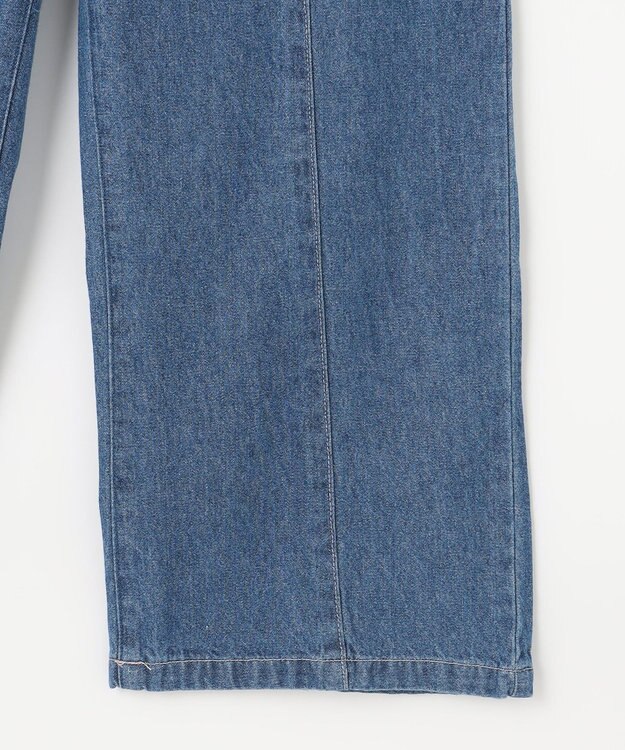 ANY KIDS デニム ワイド パンツ ブルー系デニム