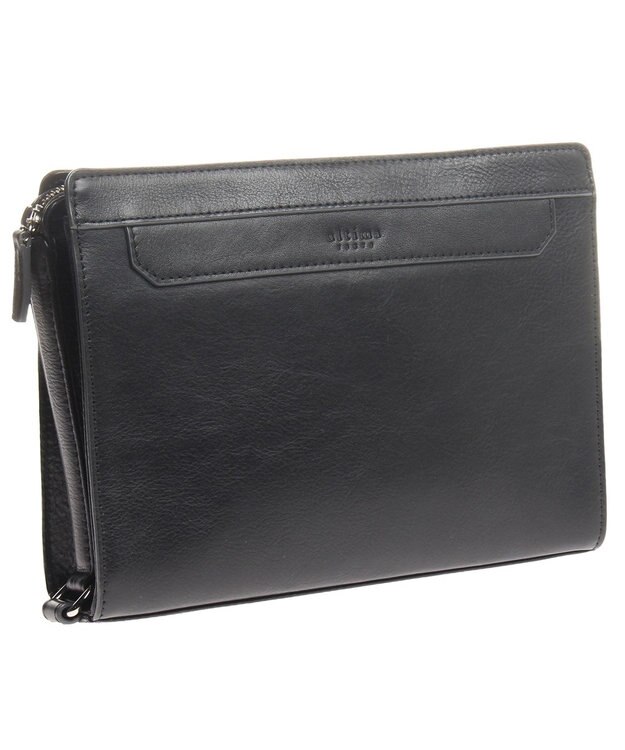 ACE BAGS & LUGGAGE ultima TOKYO ウルティマ トーキョーケヴィン セカンドバッグ クラッチバッグ レザー 77991 ブラック