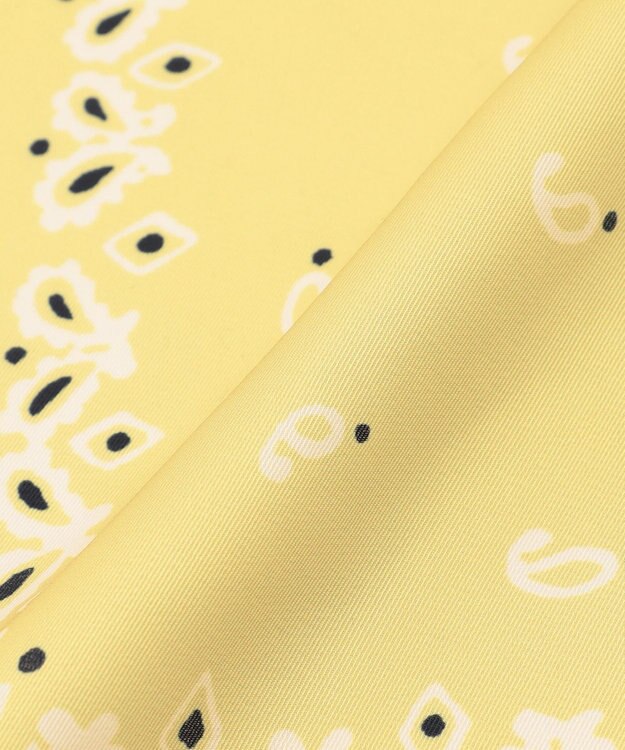 J.PRESS YORK STREET 【WOMEN】ペイズリープリント スカーフ イエロー系5