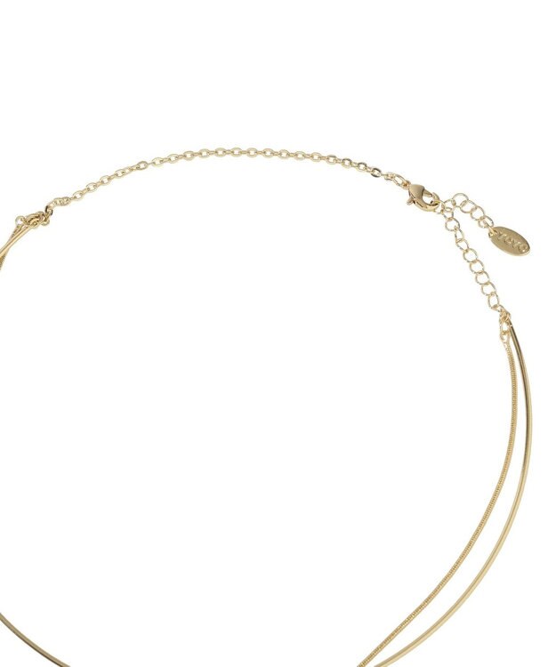 YECCA VECCA ハーフチョーカーY字ネックレス Gold