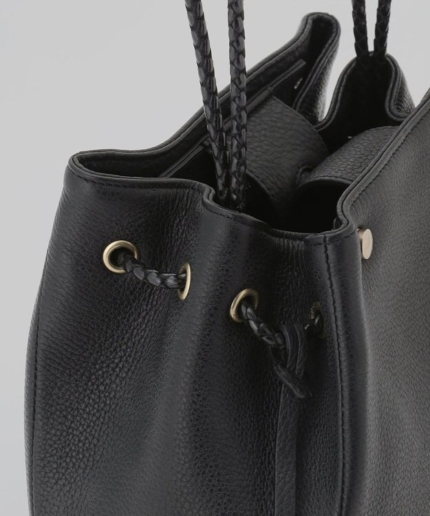 GOTAIRIKU 【ETIAM】シュリンク ドローストリングバッグ《Cocoon》 ブラック系