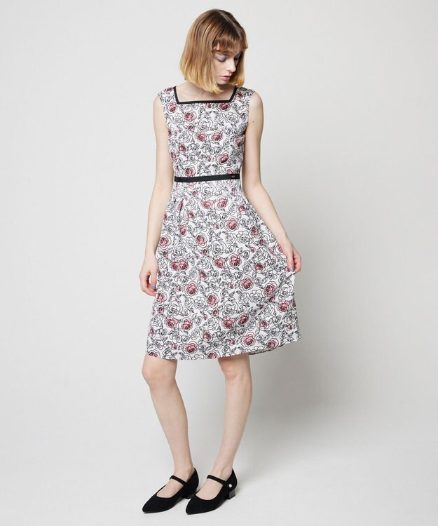 TOCCA 【消臭＆洗える！】NEW YORK CITY ROSE ドレス アイボリー系5