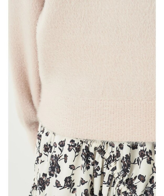 earth music&ecology ミニシャギープルオーバー Light Pink