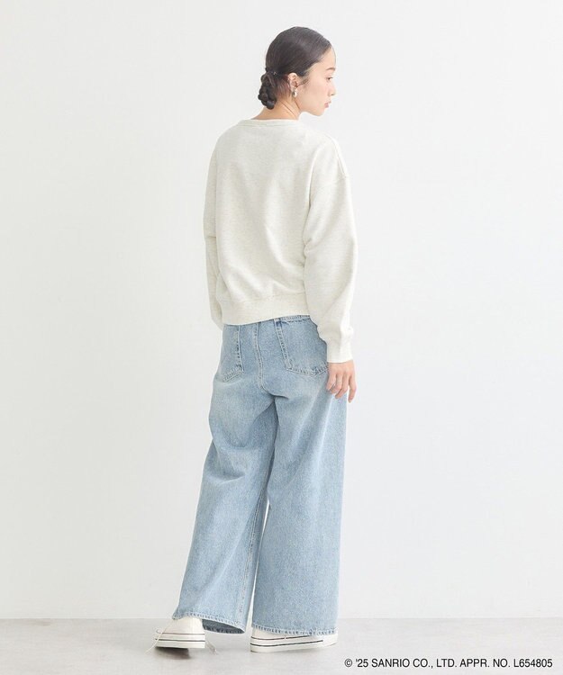 earth music&ecology チャンピオン　ハローキティ×ｅｍａｅ裏毛カーディガン Oatmeal