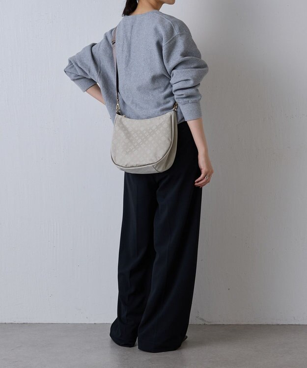 russet 2WAYショルダーバッグ【ナイロンジャガード】(CE-1446) Ecru