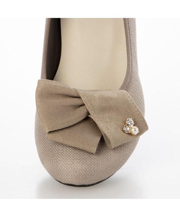 ing <Pitti>2WAYターバンリボンモールドソールパンプス ライトオークカタオシ