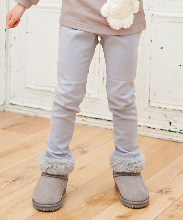 ANY KIDS ドリームストレッチ裏起毛パンツ サックスブルー