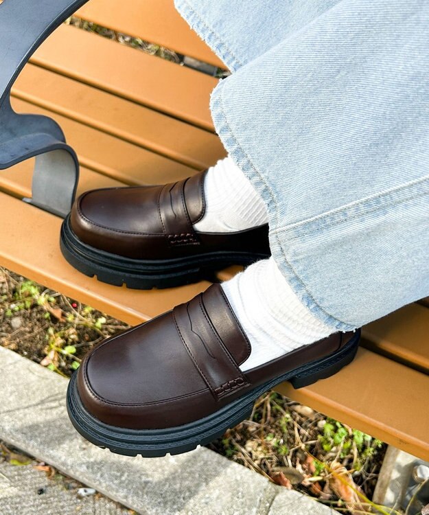 WEGO コインローファー ブラウン