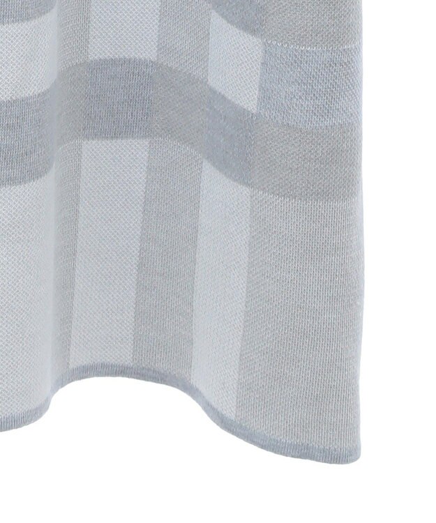 earth music&ecology Ｓｅｔ２点ショートニット＋チェックワンピース Gray