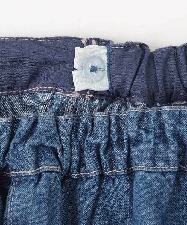 ANY KIDS デニム ワイド パンツ ブルー系デニム