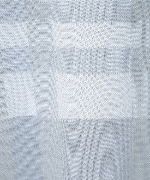 earth music&ecology Ｓｅｔ２点ショートニット＋チェックワンピース Gray