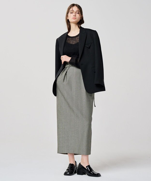 uncrave モヘアニット トップス（uncrave WHITE） ブラック