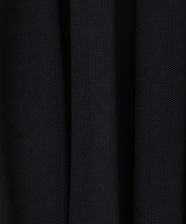 uncrave 【洗濯機洗い可】カクテル チュール ブラウス（uncrave STANDARD） ブラック